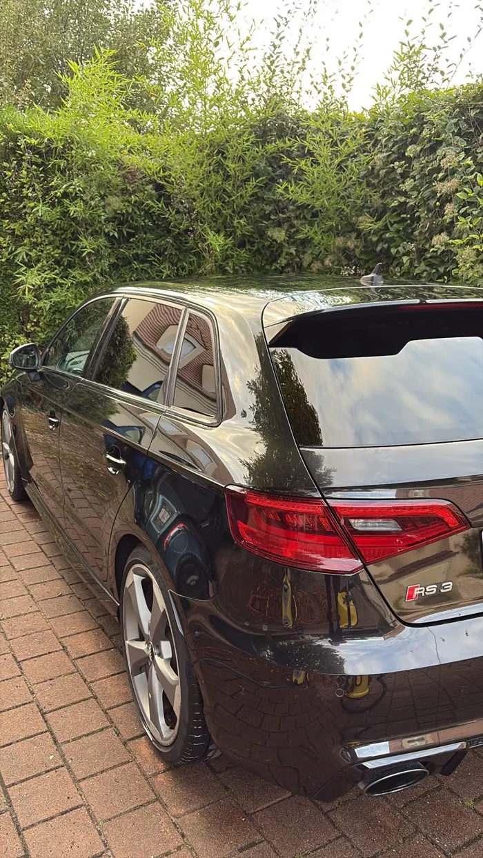 Audi RS3 après lavage