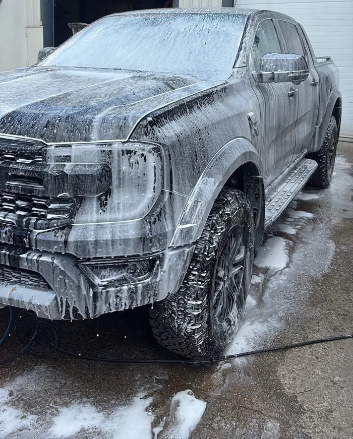 Pick-up au prélavage mousse